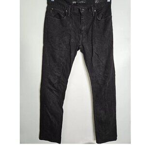 Vans Off the Wall Men's Slim Fit Straight Washed Black Jeans Size 32x34